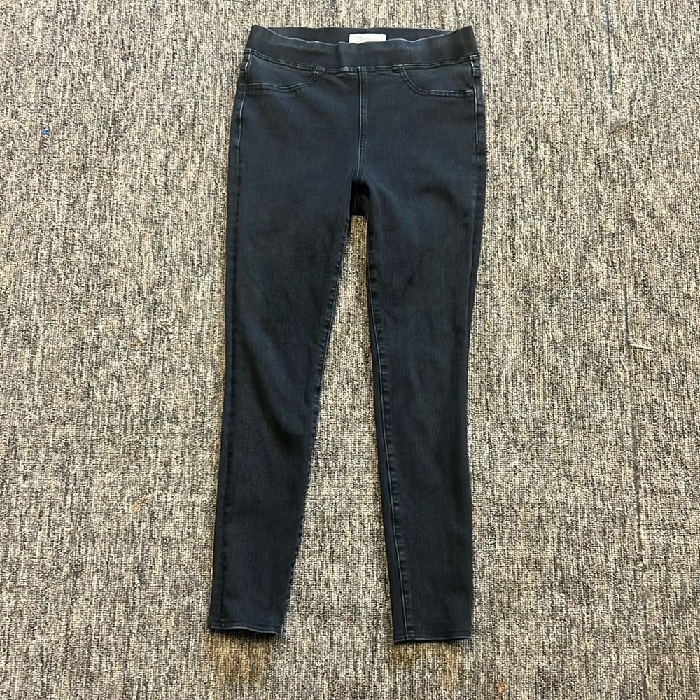 Madewell black pull on jeans size 27
